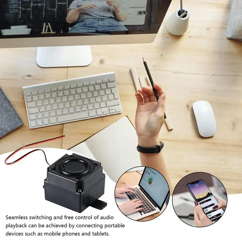 باس شاكر محول واضح مكبر صوت جيب صغير محول اللمس مضخم صوت صغير جهاز إلكتروني وصوتي للعام الجديد