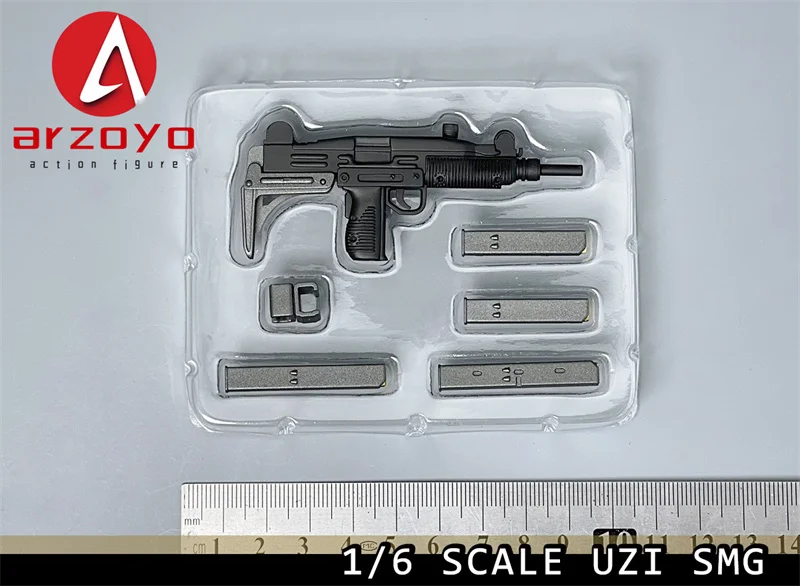 1/6 Skala UZI Maschinenpistole Modell 8 cm Kunststoff Soldat Szene Zubehör Requisiten Fit 12-zoll Männlich Weiblich Action Figur körper