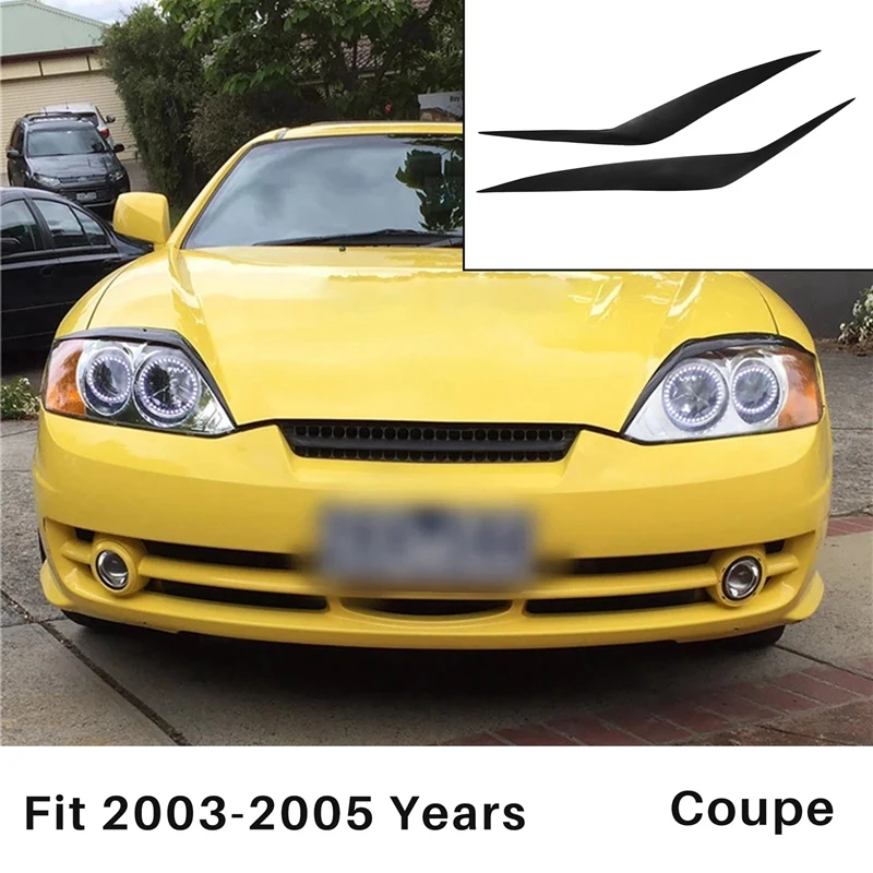 

Car Eyebrow Eyelid Headlight Cover For Hyundai Coupe 2003 - 2005