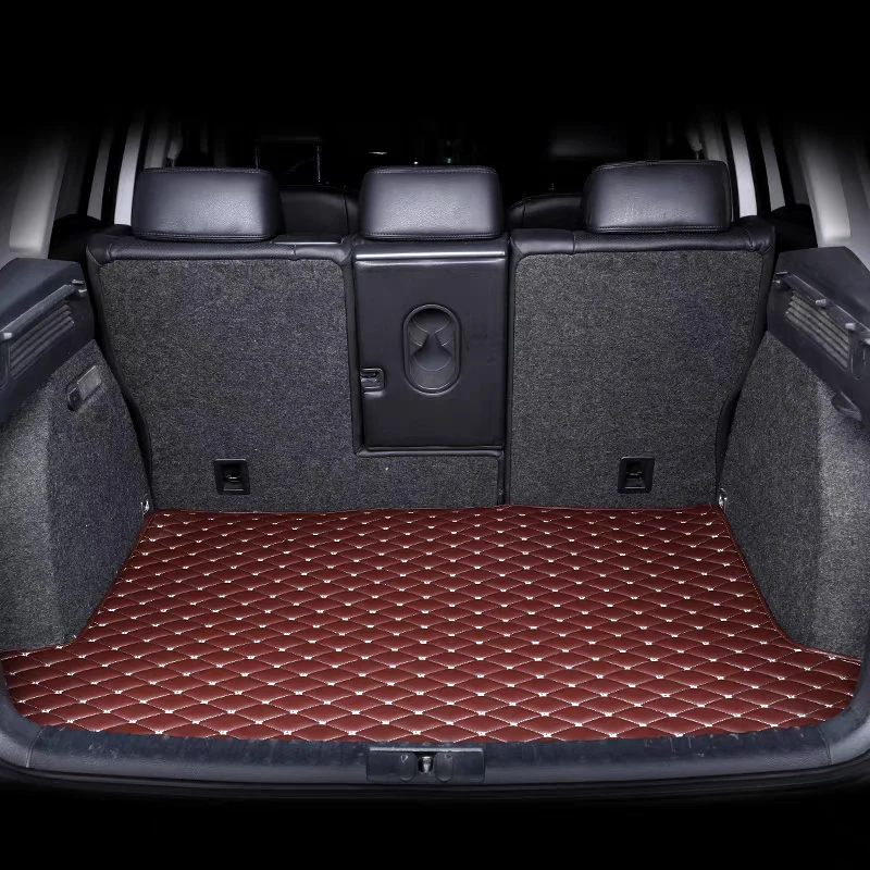 Durable Custom Leather Colorful Car Trunk Mat For Chery Tiggo 2 Year 2016-2025 Auto Carpet Interior Parts