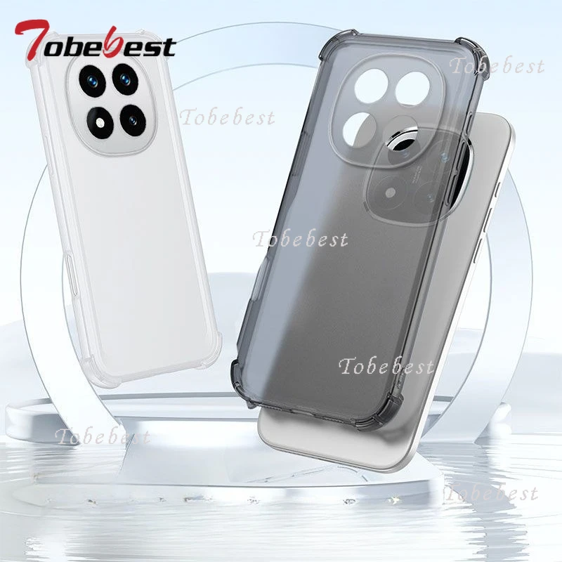 Candy Color Airbag stoßfeste Hülle für Xiaomi Redmi Note 14 14C Pro Plus 4G 5G transparente weiche Silikon-Rückseite