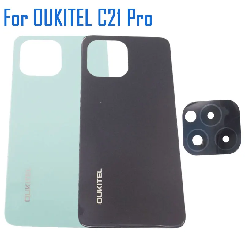 OUKITEL C21 Pro Battery Cover Original Back Cover Protective Cover+Camera Lens Repair Replacement Accessories For OUKITEL C21pro