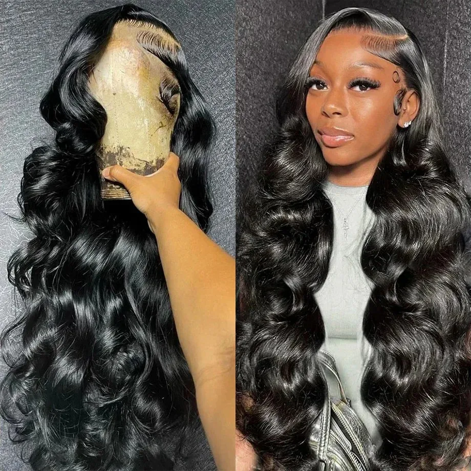

30 40 Inch Body Wave Wigs 13x6 13x4 HD Bone Transparent Lace Front Wigs 200 Density Brazilian Hair Lace Frontal Wigs For Women