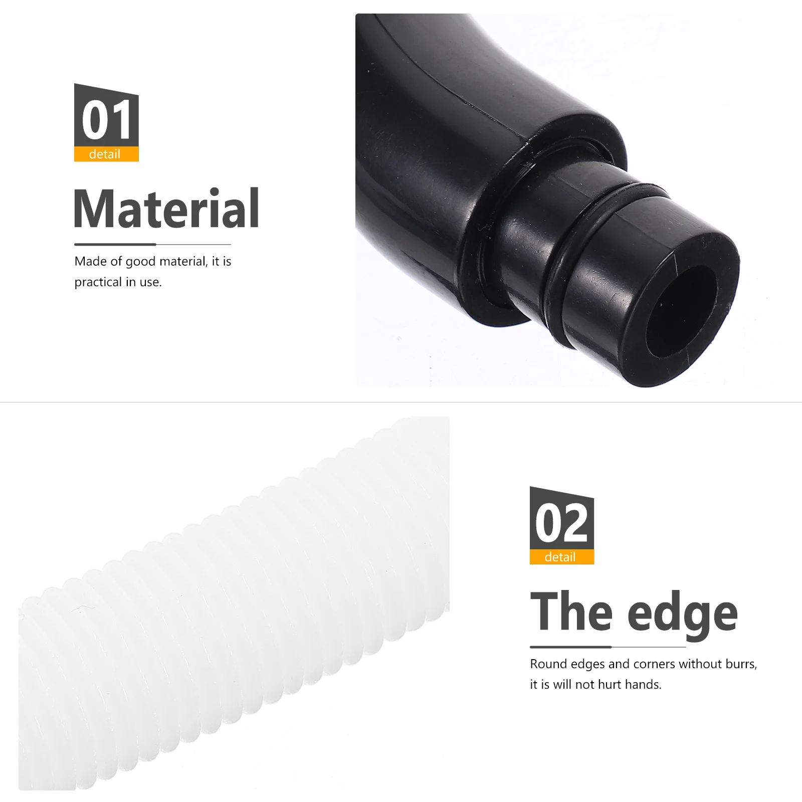 

Melodica Tube Flexible Long Plastic Replacement Mouthpiece for Pianica Stretchable Music Instrument Security Resin Mouth Organ