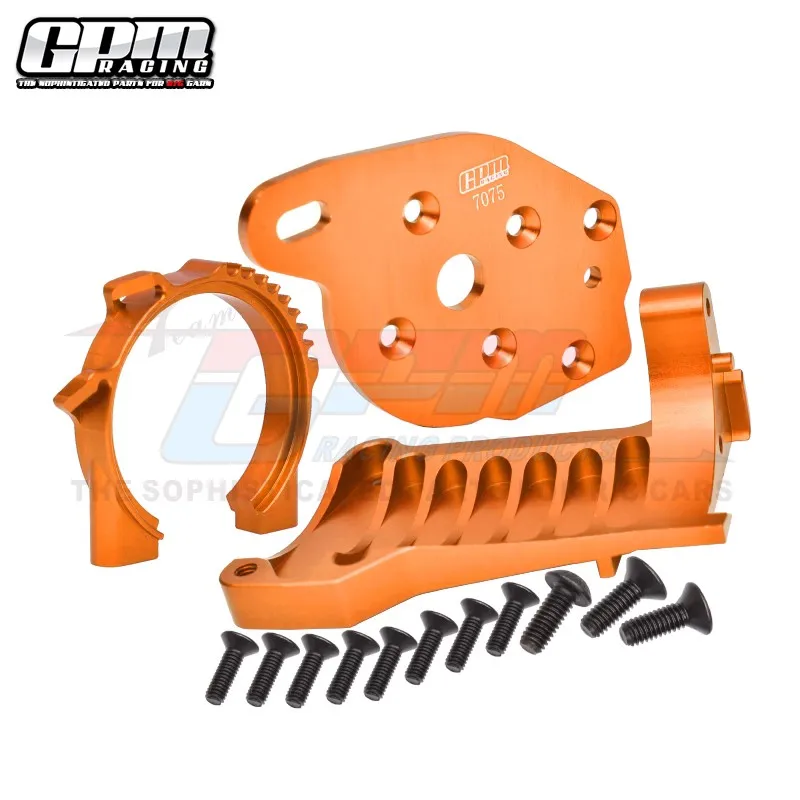 GPM CNC 7075 Aluminum Motor Mounts 8960 For TRAXXAS 1/10 Maxx W/Widemaxx