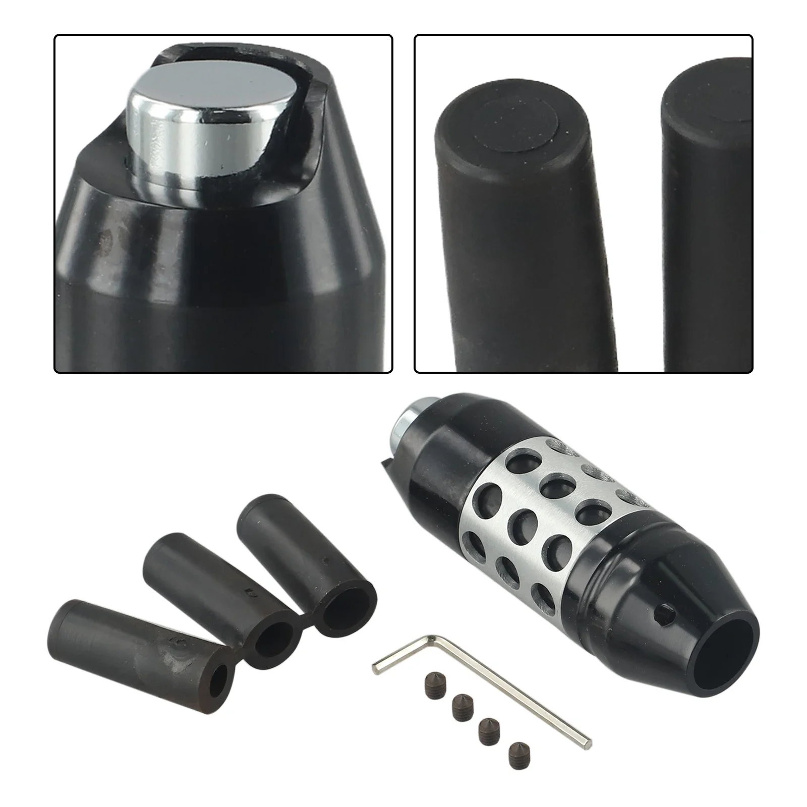 

Интерьер автомобиля Автоматический автомобиль Долговечность Черный Высокое качество Алюминиевый сплав Крышка рычага переключения передач Простая установка