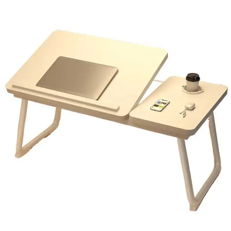 Bedcomputertafel kan worden opgetild en opgevouwen, slaapkamer thuiskantoor slaapzaal luie studeertafel
