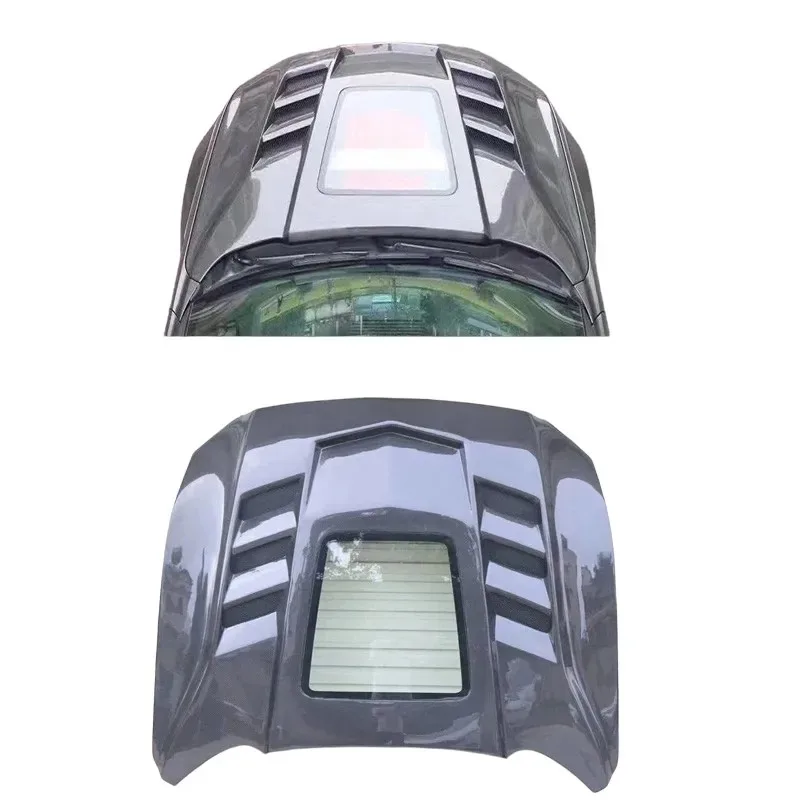 

Thickened Carbon Fiber Mustan 15-19 Transparent Car Body Kit Hood Engine Cover ,Peect Installation