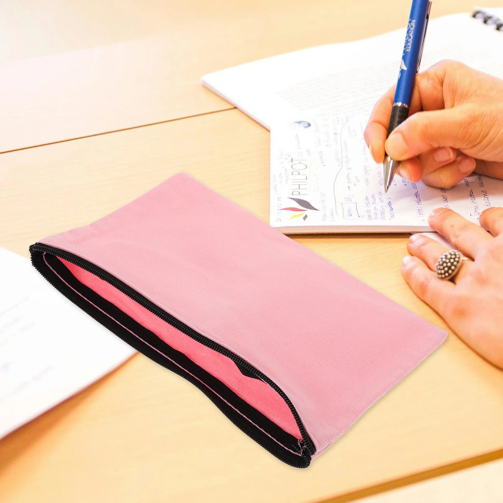 

WOFASHPURET 6Pcs Clear Zipper Pouches Storage Bag for Jewelry Makeup Toiletry Pencil Cloth Tote Goodies