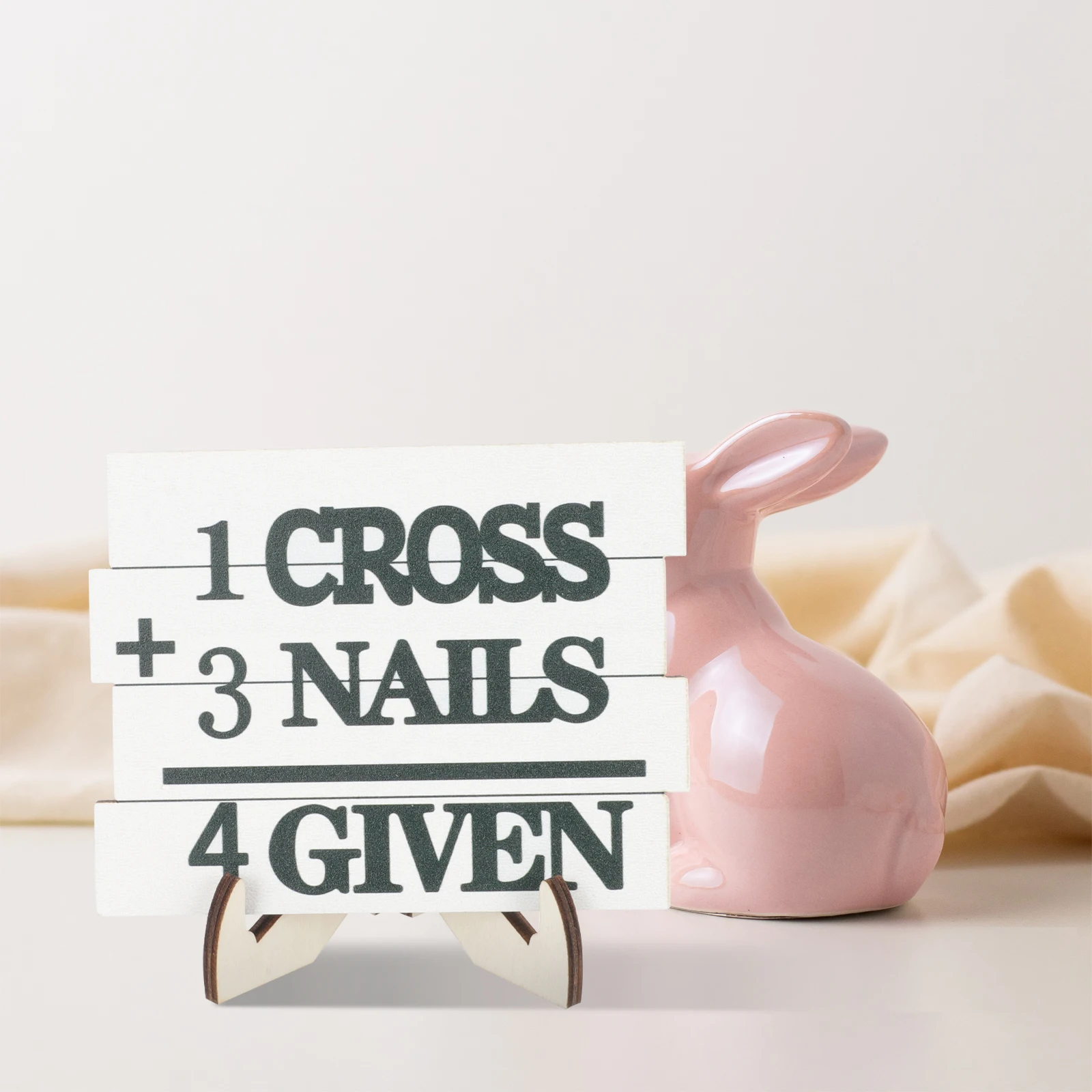 

Easter Rabbit Signs Signs Home Decor Tiered Tray Mantel Colorful farmhouse Display Easter Tiered Tray Decor Storage
