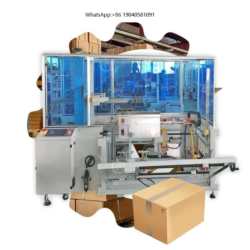 High Quality Automatic Close Upper Flaps Sealer Packing Machine/ Box Sealing Machine