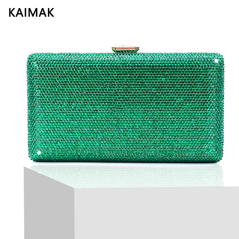 

2024 Luxury Women's Bag Black Green Orange Yellow Women's Bag Diamond Clutch Bag Wedding Party Dinner Bag Wallet Handbag