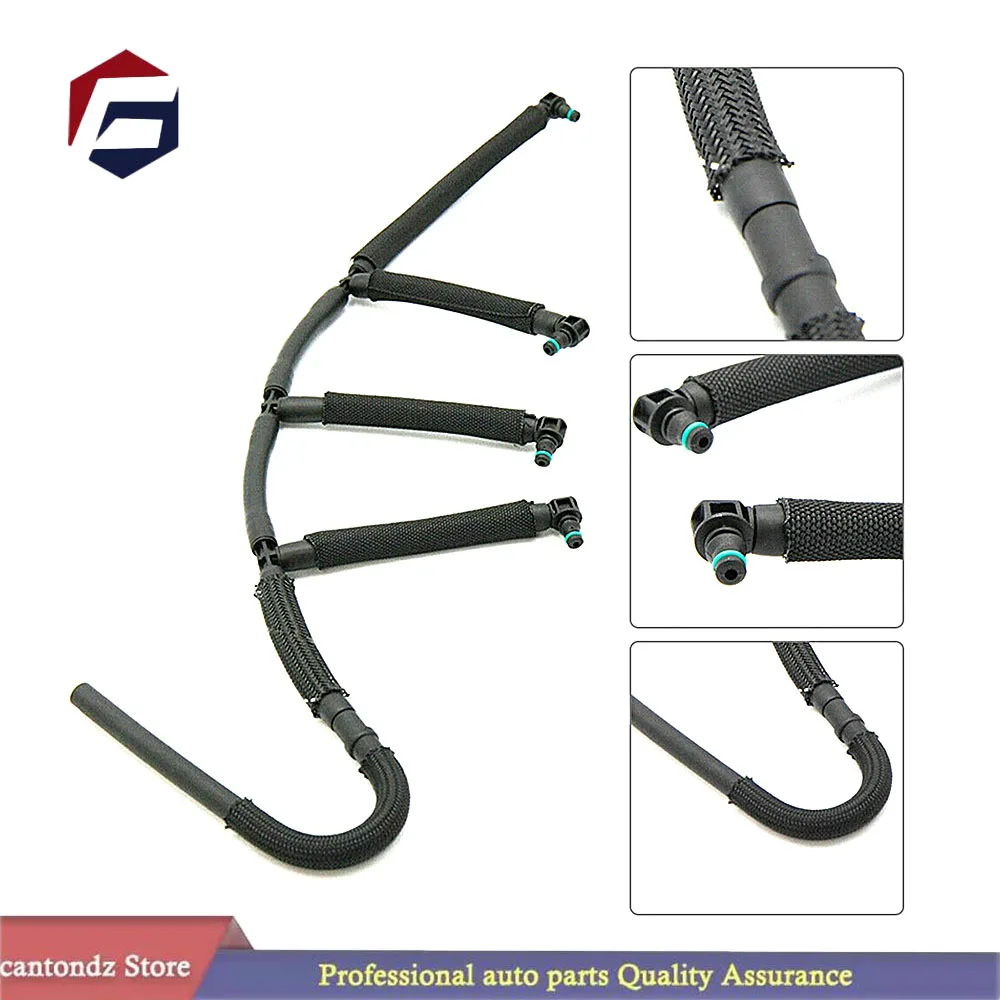 

Fuel overflow hose Fuel return Line Hose Pipe Diesel Injector Hose Leak line 1.6 TDI AUDI SEAT SKODA VW 03L130235AF