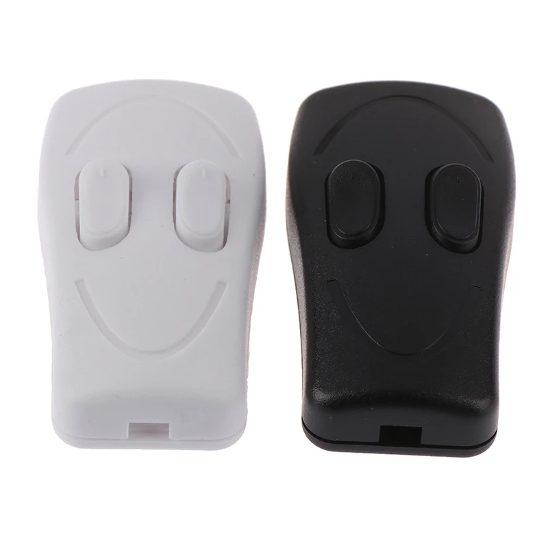 1 pcs black white color double control switch floor light table lamp push button switches two-button in line switch