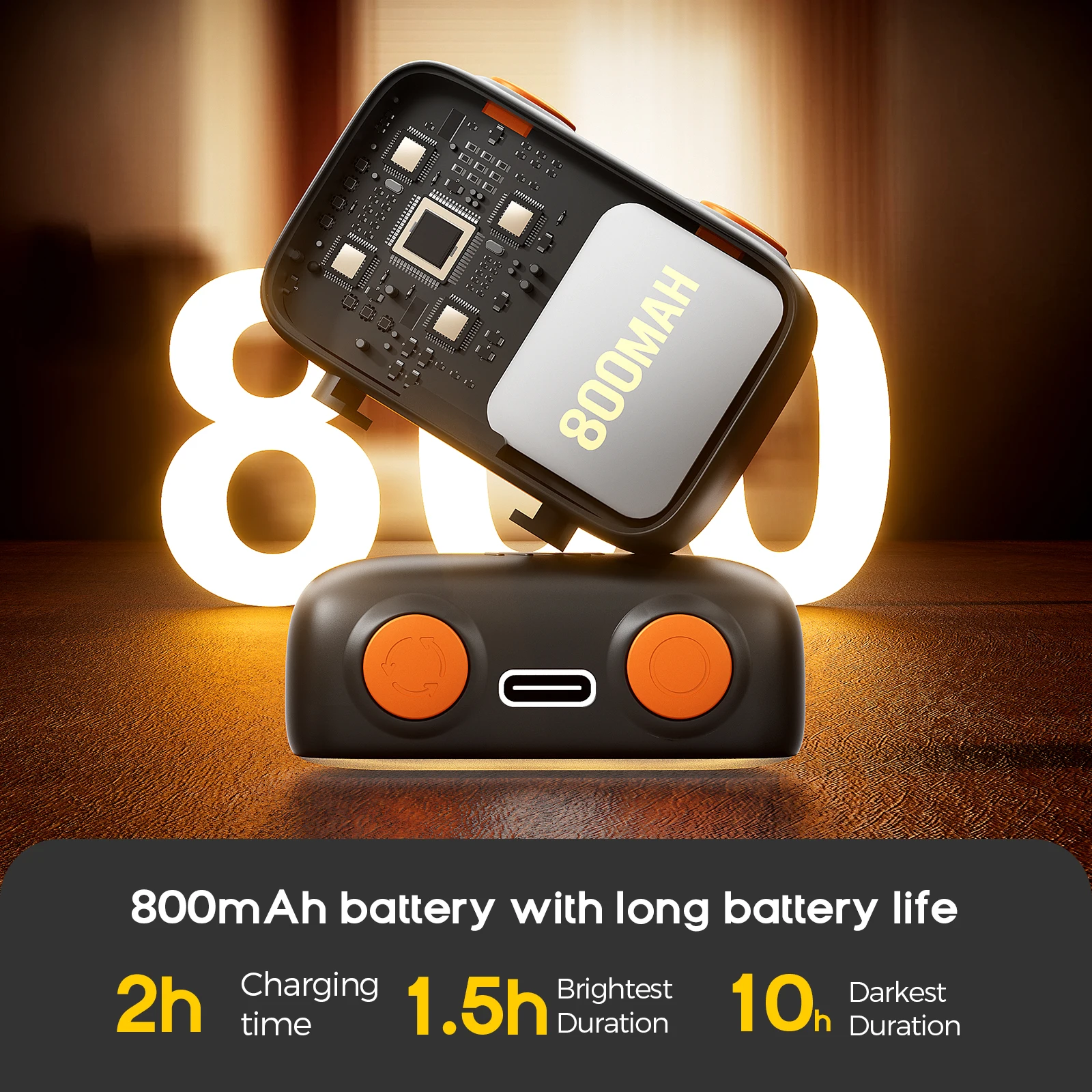 ضوء ملء Led لـ DJI OSMO Pocket 3 ملحقات إضاءة التصوير الفوتوغرافي 800 مللي أمبير في الساعة ضوء التصوير المحمول القابل لإعادة الشحن