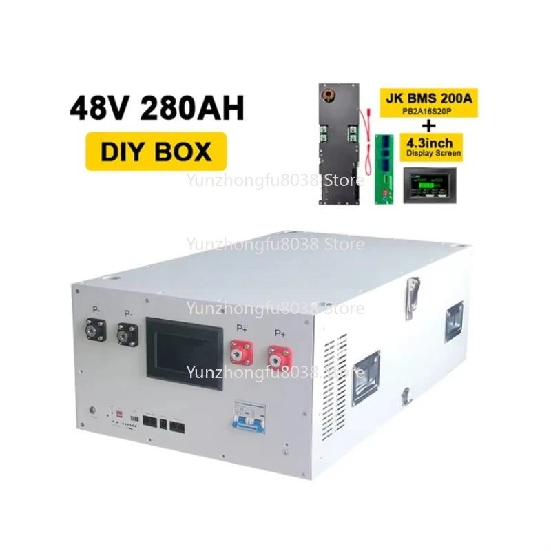 

48V DIY Unit Without Battery 200a 16s Lifepo4 Obudowa 48v Lifepo4 Battery Box and Bms