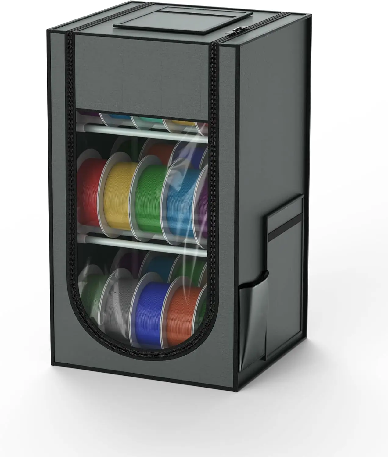 

30-Roll 3D Printer Filament Storage Box, Waterproof Dustproof Dry Box for PLA/PETG/ABS/TPU/UV Resin