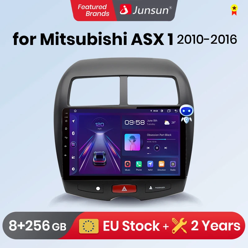 Junsun Car Radio For Mitsubishi ASX 1 2010 - 2016 wireless CarPlay Android Auto car intelligent systems No 2 din 2din DVD