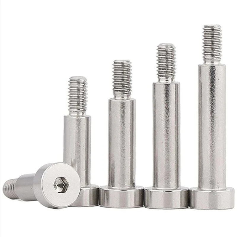 M2M2.5M3 M4 M5 M6 M8 Inner Hex Positioned shaft Shoulder Screw 304Stainless Steel Hexagon Plug Limit Screw Cup Head Bearing Bolt