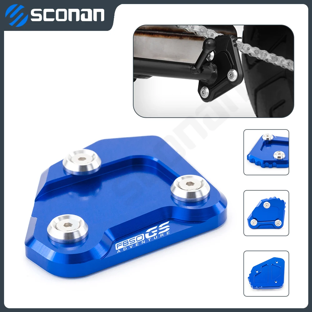 For BMW F850GS F850 GS ADV F 850 GS ADVENTURE Motorcycle Kickstand Side Stand Enlarge Extension Pad Accessories 2018 -2022