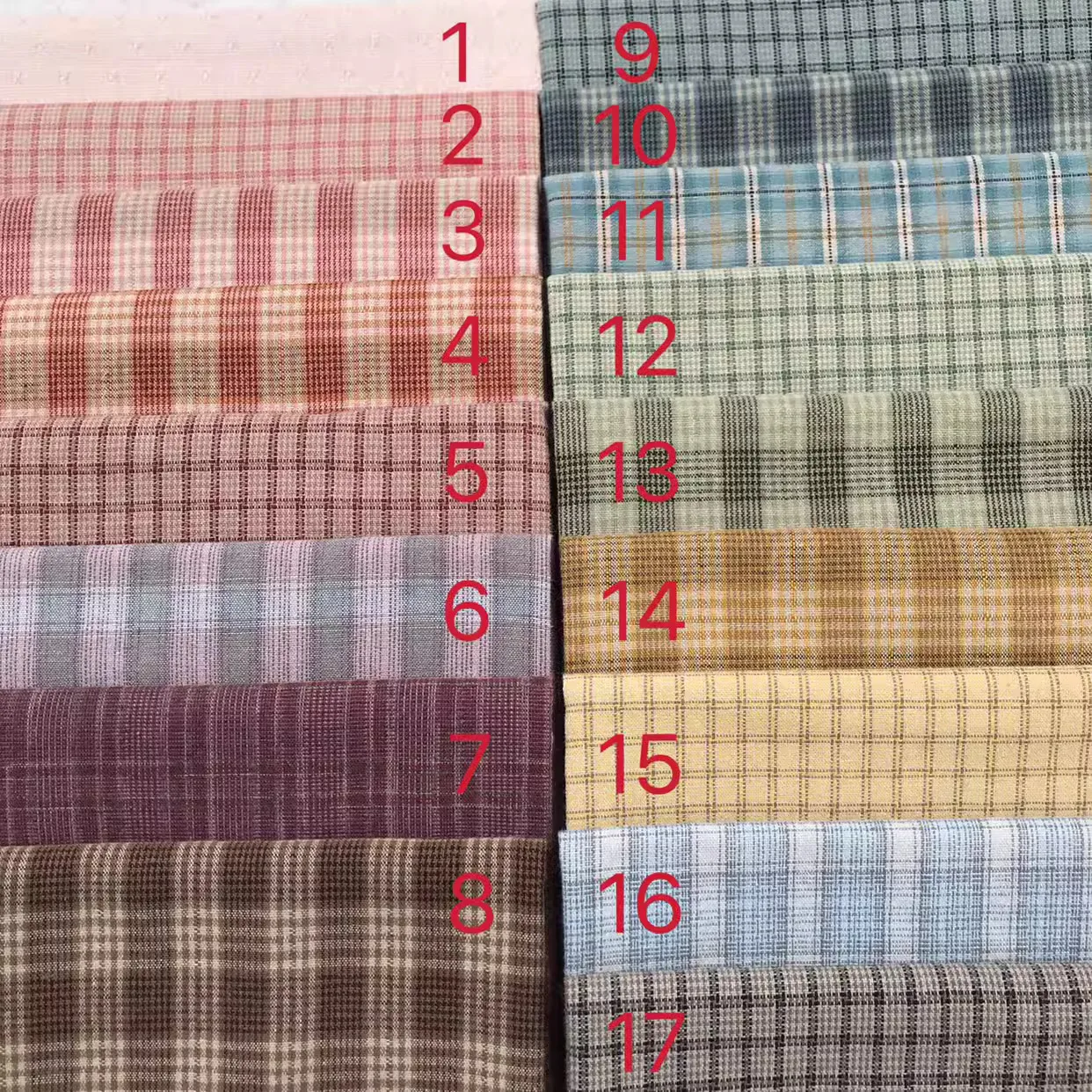 DIY Japan Little Cloth Group Yarn-dyed Fabric,for Sewing Handmade Patchwork Quilting ,grid Stripe Dot 50x70cm Random