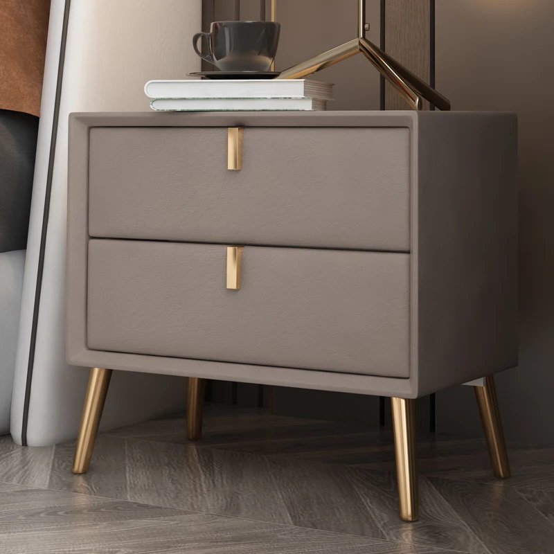 Bedside Cabinet Solid Sood Simple Modern Storage Bedroom Study Office Hotel Bedside Narrow Home Organization and Shelf