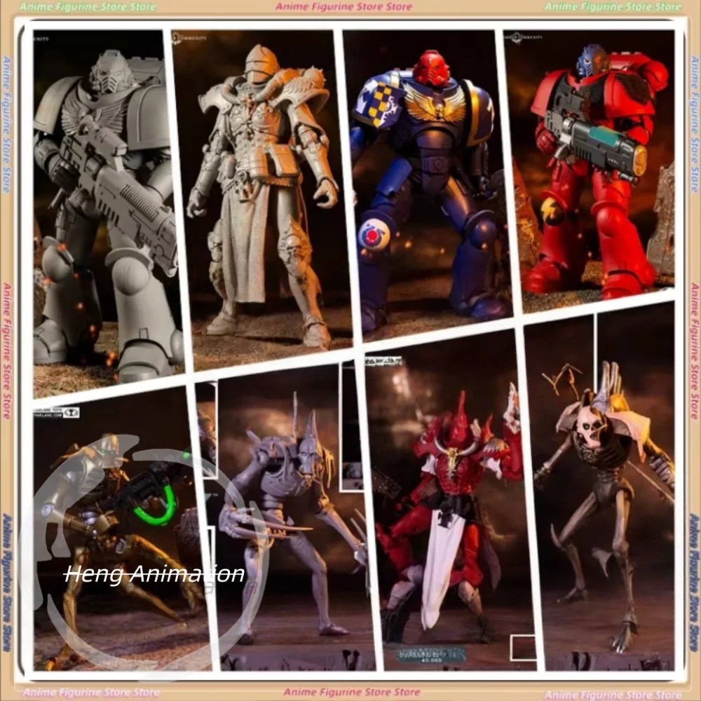 

M F 7 Inch McFarlane Warhammer 40K Sisters of Battle Bloody Rose Flayers Spot Crafted Figures Gifts Ornaments Collectibles