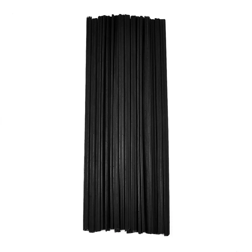 100PCS 200x5x2.5mm Plastic Welding Rods ABS/PP/PVC/PE Welding Sticks For Plastic Welder Bumper Repair Soldering Supplies