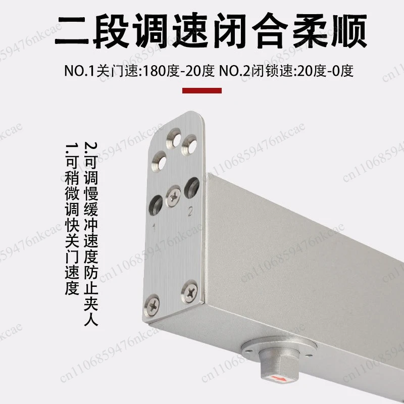 Wooden door pit-free floor spring 90 degree positioning floor spring accessories hidden groove-free heaven and earth hinge top