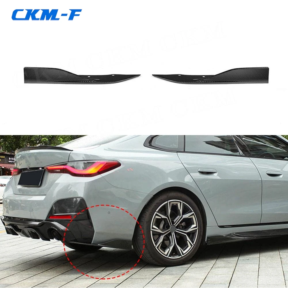 

Dry Carbon Fiber Bumper Splitters Guard for BMW 4 Series G26 M Sport Sedan 2020+ Rear Bumper Diffuser Splitters Car Accessories