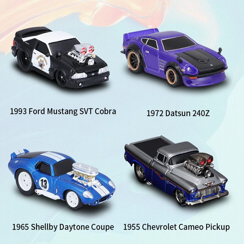 In Stock Maisto 1:64 Muscle Machines Car Alloy Miniature Diecast Model Ferrari F40 Toyota Ae86 Nissan Gt-R Toys Car Kid Gift ﻿