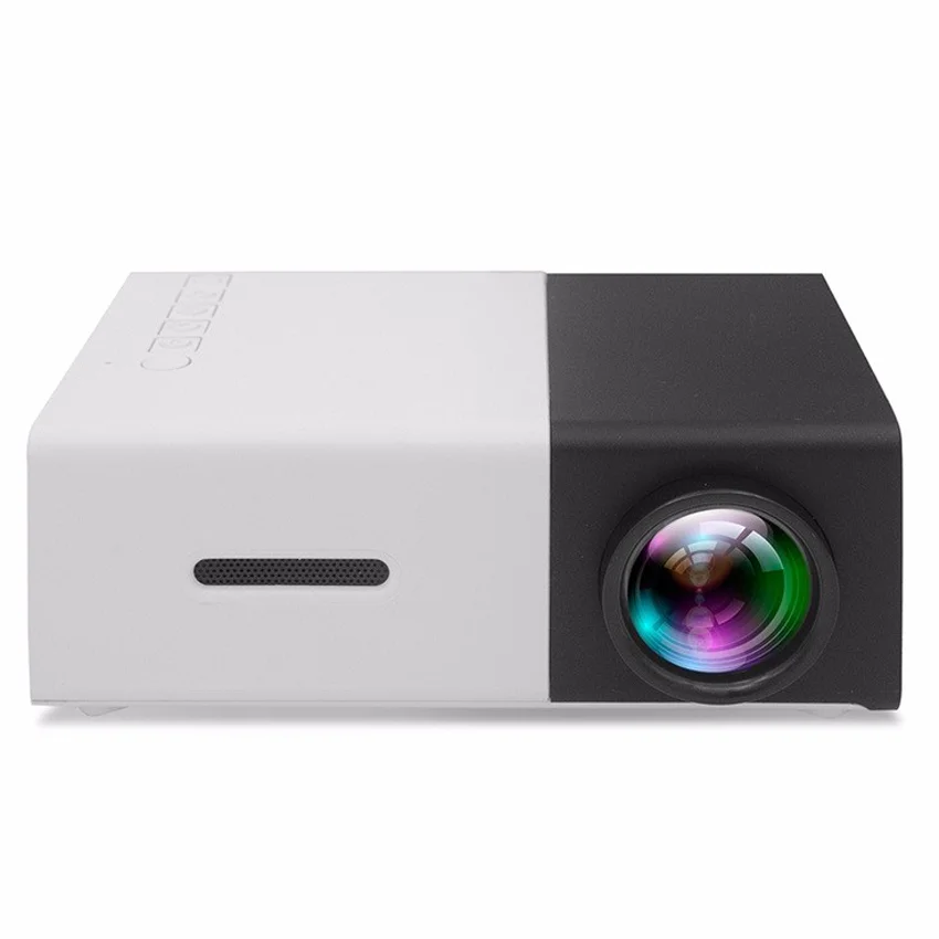 

Manual Focus YG300 Mini Portable LCD Projectors 1080p LED Light Source Imaging Optical Engine