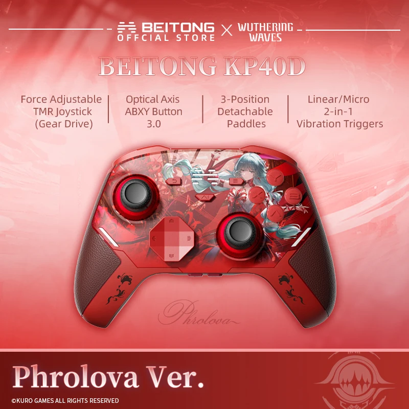 BEITONG KP40D Elite Controller フローヴァ版 鳴潮 BEITONG Wuthering Waves Elite Controller Phrolova Ver Betop