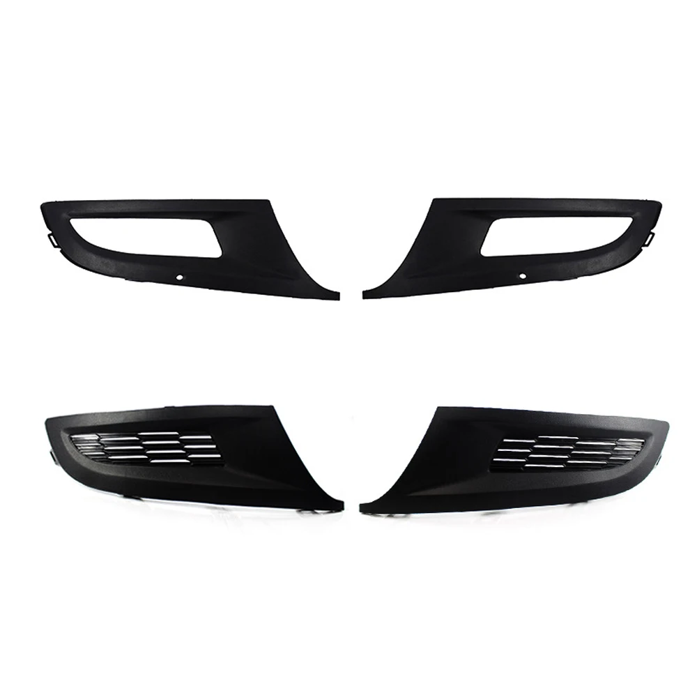 Car Front Bumper Lower Fog Lamp Grille Cover Fog Light Grill For Volkswagen For Polo 2009 2010 2011 2012 2013 2014 2015 Foglight