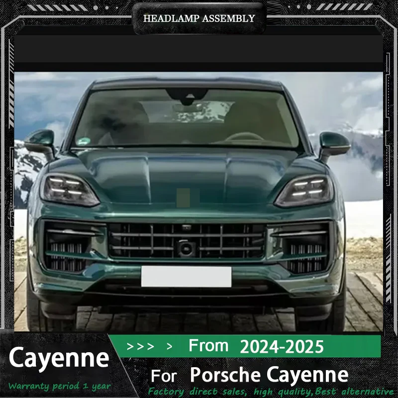 

Car Headlights For Porsche Cayenne Upgrade To 2024 Turbo Style Headlights Cayenne LED Headlights plug and play 2024-2025