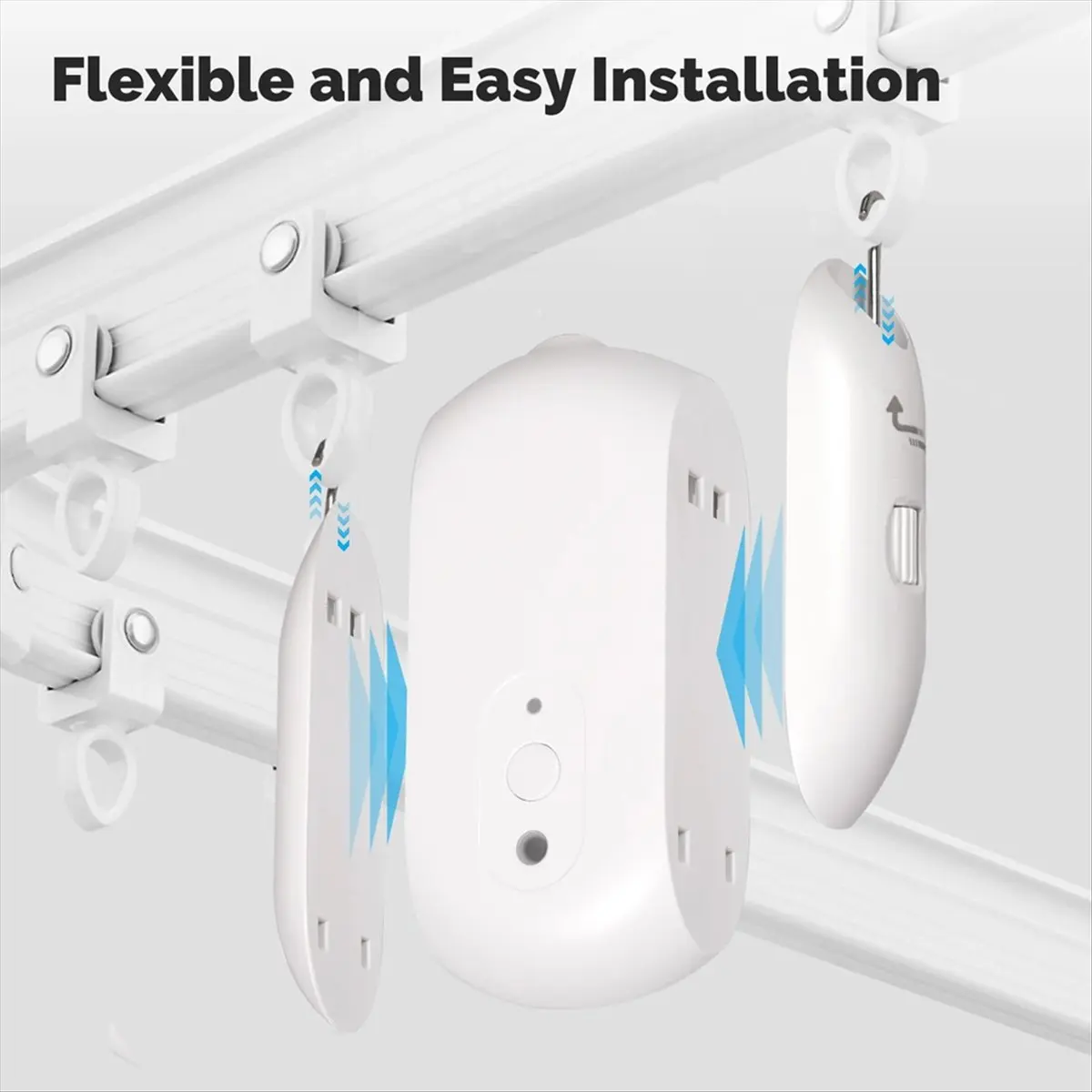 A24U Tuya ZigBee Умный робот для электрических штор с таймером автоматическим открыванием/закрыванием датчиком освещенности и управлением через приложение совместимый Alexa B