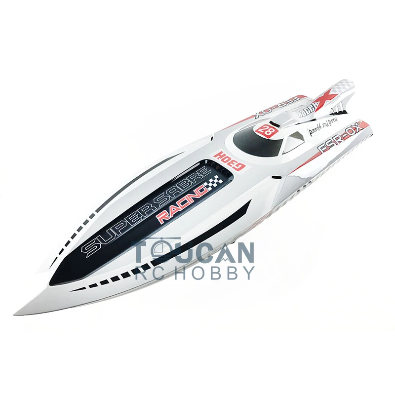 DTRC G30H 30CC Gray Prepaint Gasoline Race KIT RC Boat Hull Only for Advanced Player Speedboat Boy Toys