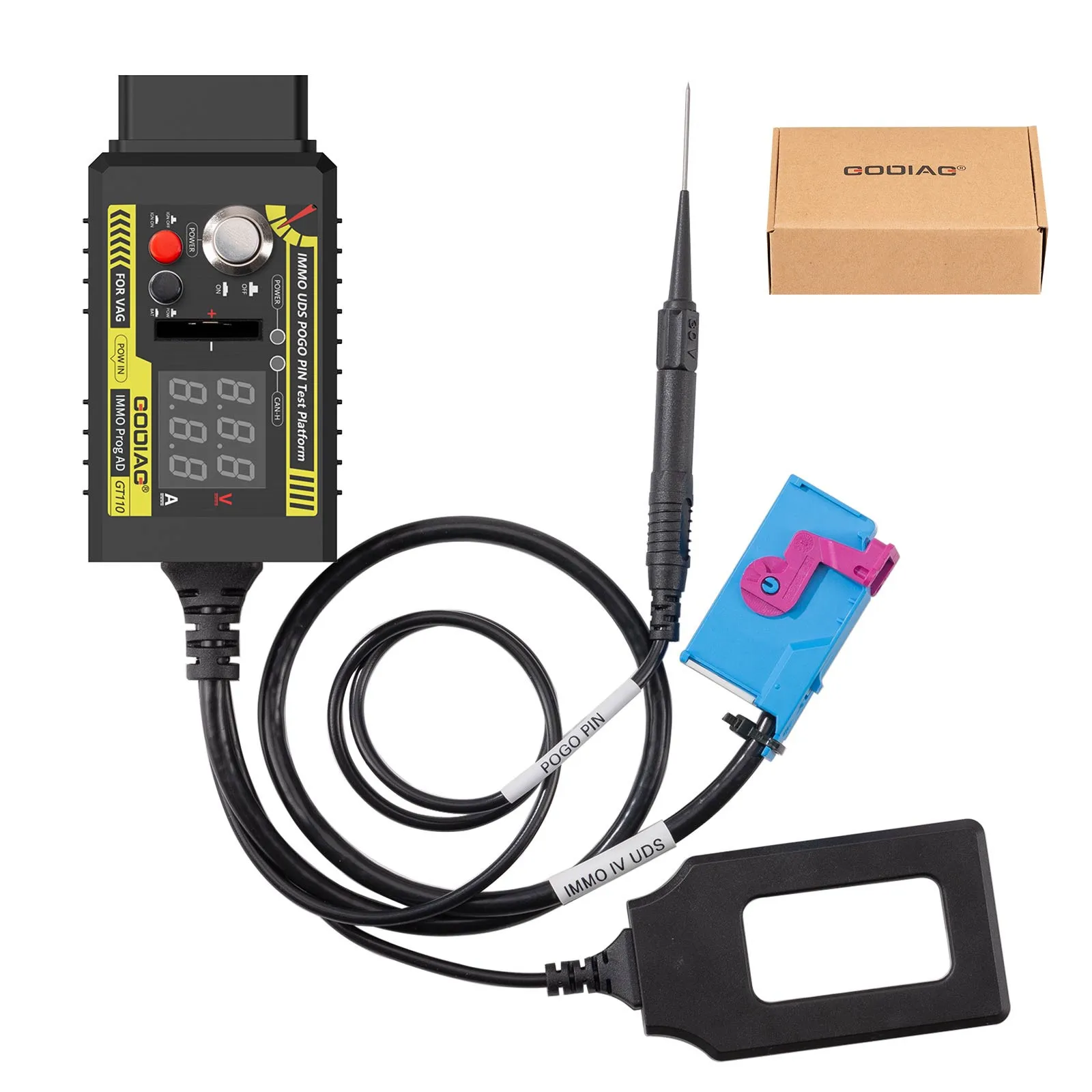 GODIAG VAG Test Platforms GT112 K-Line and GT111 CAN-Bus and GT110 CAN-Bus UDS With Pogo Pin For VAG 2nd/3rd/3.5th/4th Best