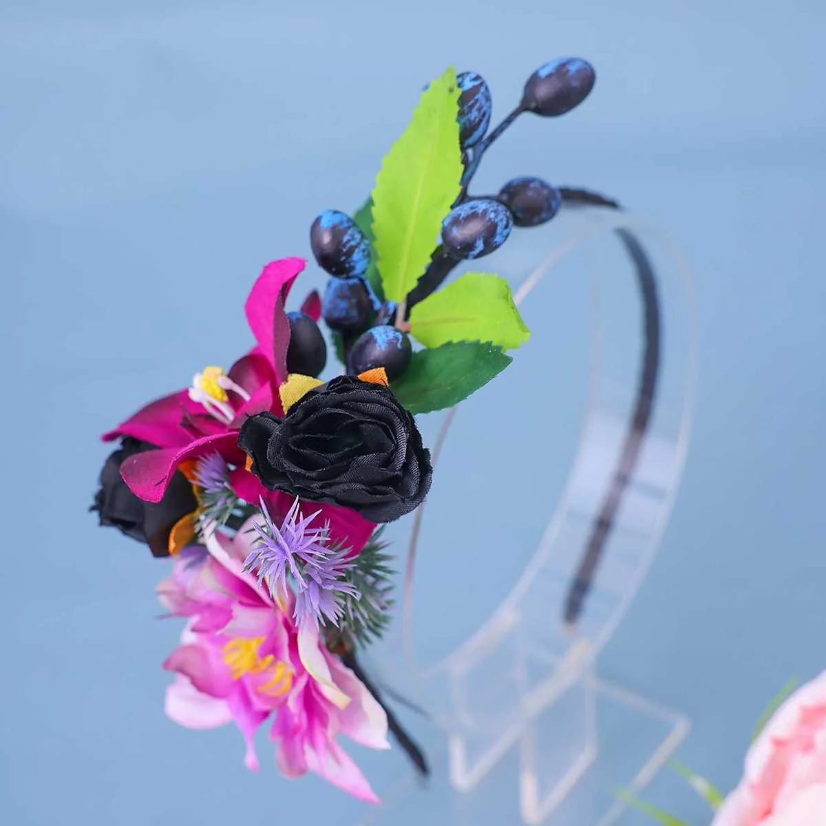 Headbands Simulation Flower Wreath Wedding Garland Headpiece Crown Kids Girl Women Floral Headdress Hair Accessories ﻿