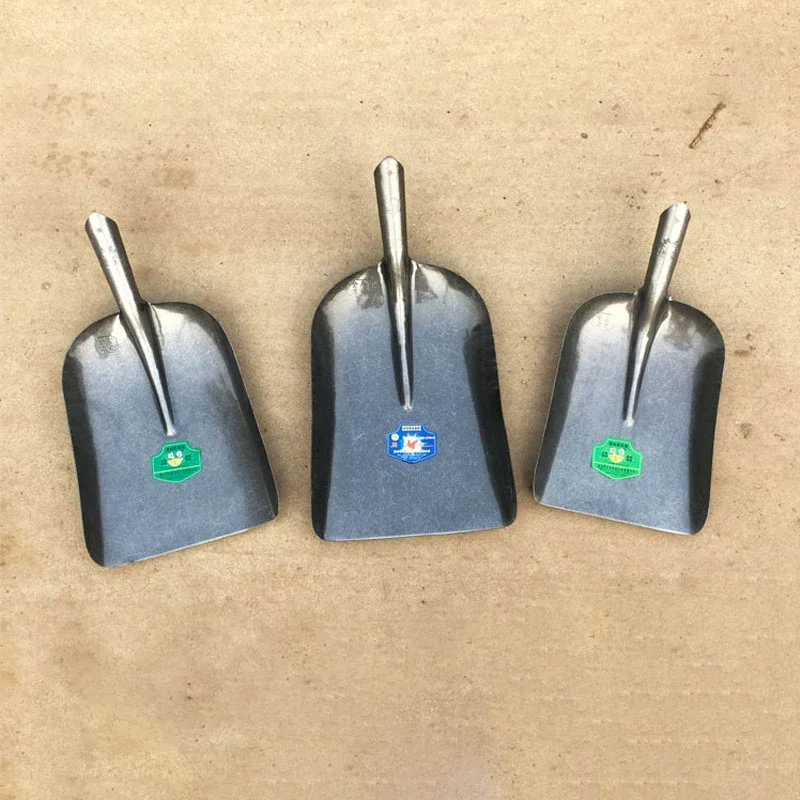 Imagem -02 - Quadrada pá de Neve Metal Aço Manganês Grande Carvão Sshovel Escavação pá Limpeza para Garagem Jardinagem pá