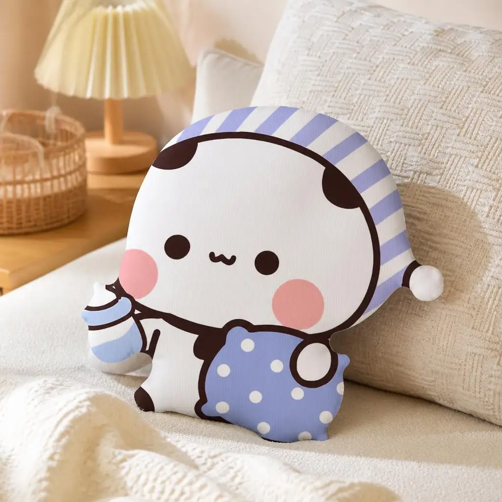 Sleepy Dudus Bubus Shaped Throw Pillow Cute Cartoon Stuffed Cushion Kawaii Decorative Pillow for Bedroom Sofa Home Decor