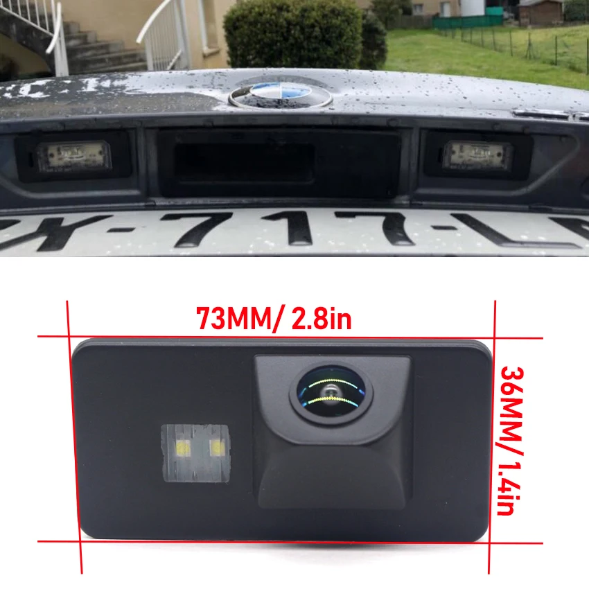 Reverse Camera For BMW E70 X5 2006~2009 2012 2015 2016 2017 2018 CCD Night Vision Rear View Camera license plate Camera Backup