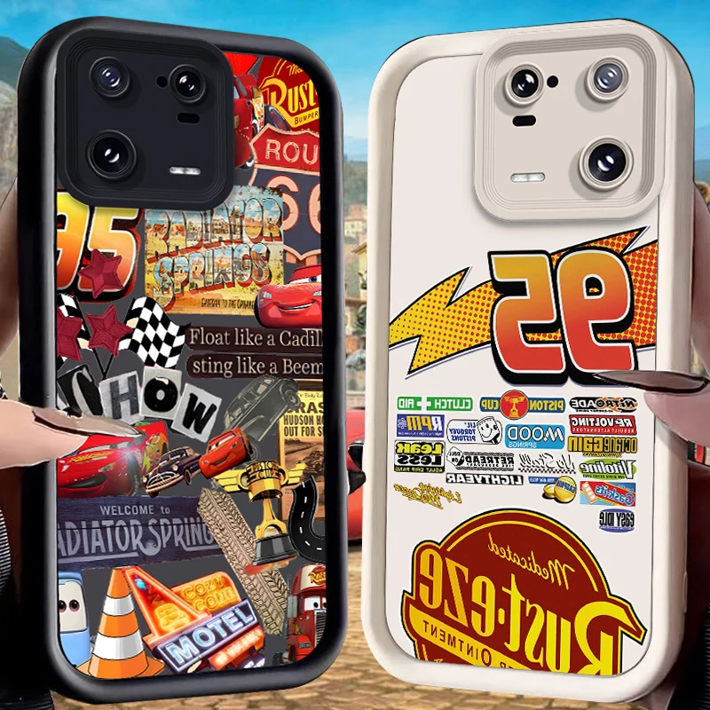

Чехол Lightning Mcqueen для Xiaomi Mi 15 14 14T 13 13T 12 11 11T Lite POCO X7 X6 5G X5 X3 NFC F6 F5 M7 M6 Pro 4G Soft Cover Funda