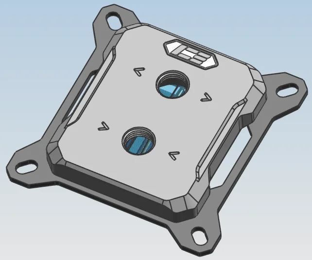 IceManCooler Full Nickel CPU Water Block Compatible For AM5 Intel LGA 1851,115X,1200,2011,1700,AMD,AM3,AM4 Cooler,ICE-CT3
