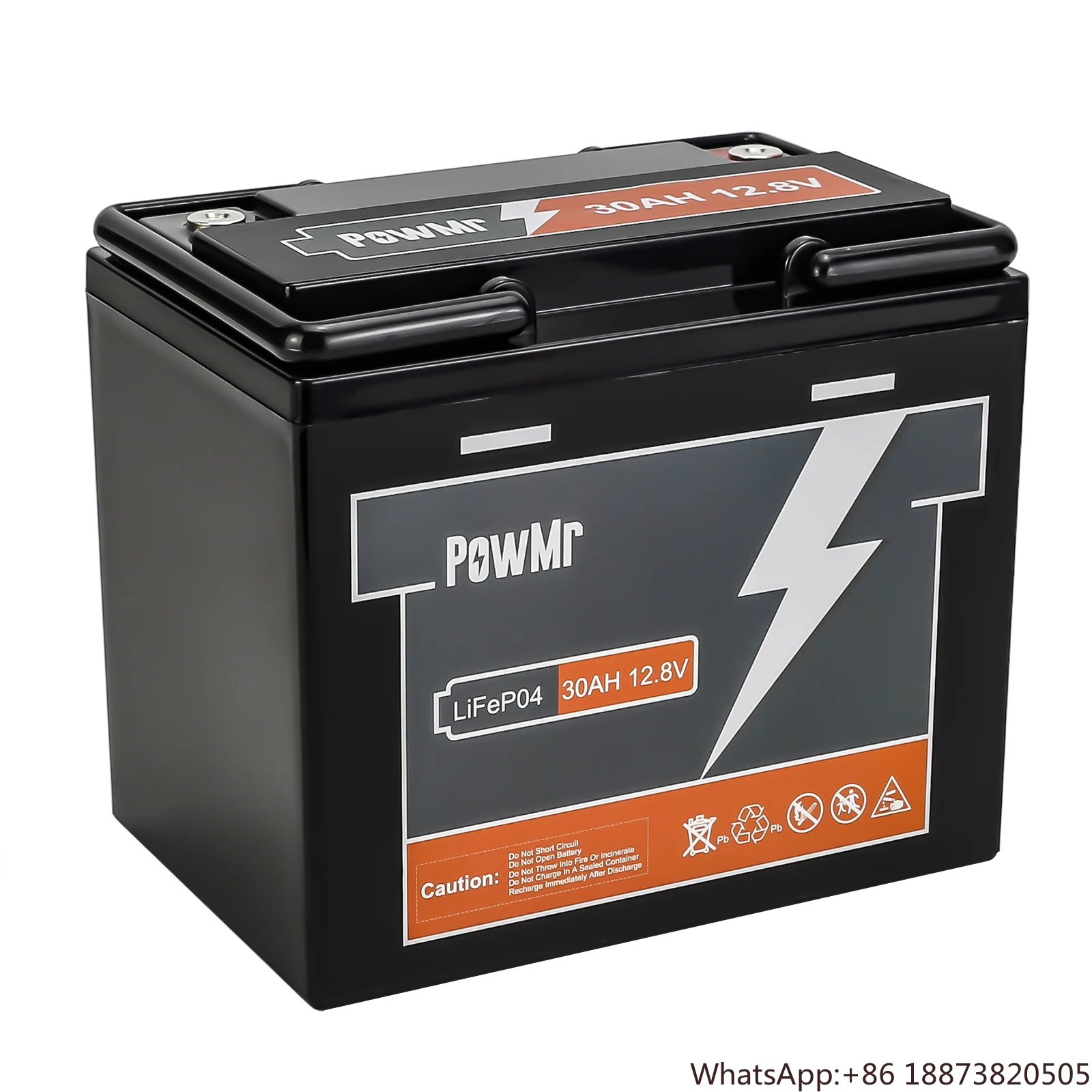 PowMr 12.8V 30AH energy storage battery Portable power supply litium battery