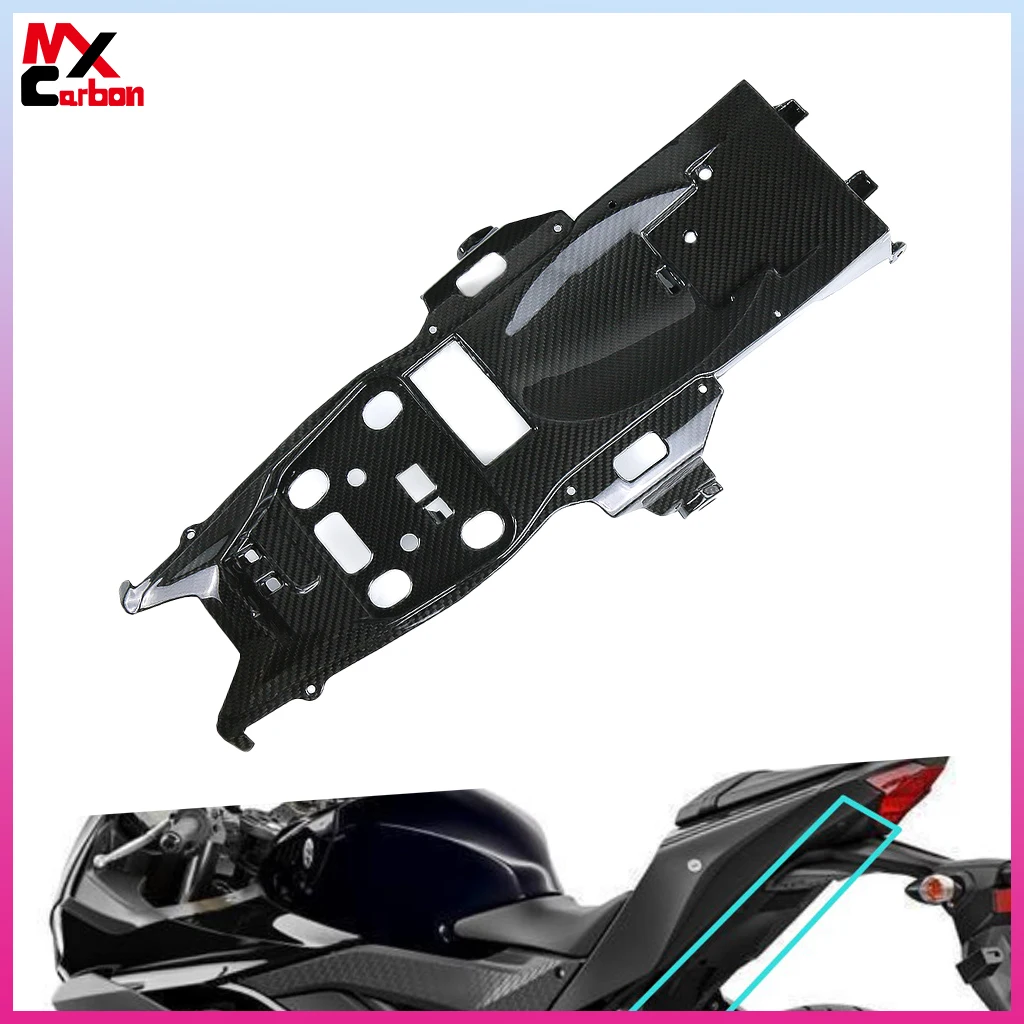 

For YAMAHA R3 2019 2020 2021 2022 2023 Motorcycle Undertray Rear Seat Tail Under Panel Carbon Fiber Fairing