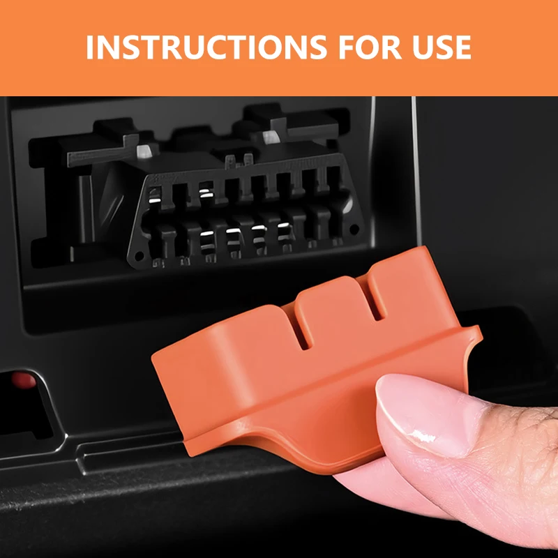 For Toyota Car OBD Interface Protective Cover Silicone Dust Covers Interior Trim Accessories Alphard Camry Vellfire Altis Avanza