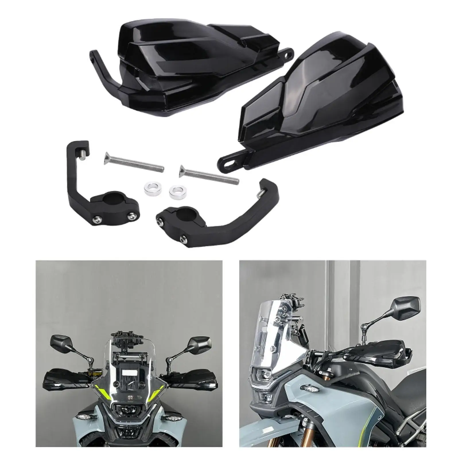 

Motorcycle Hand Guards Brake Clutch Lever Protection Shield Easy to Install