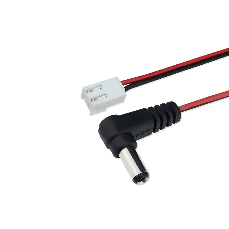 DC 5.5*2.5 Mm Elbow To VH 3.96 Terminal Plug 2468 20awg Red Black Parallel 0.8m DC Power Cable