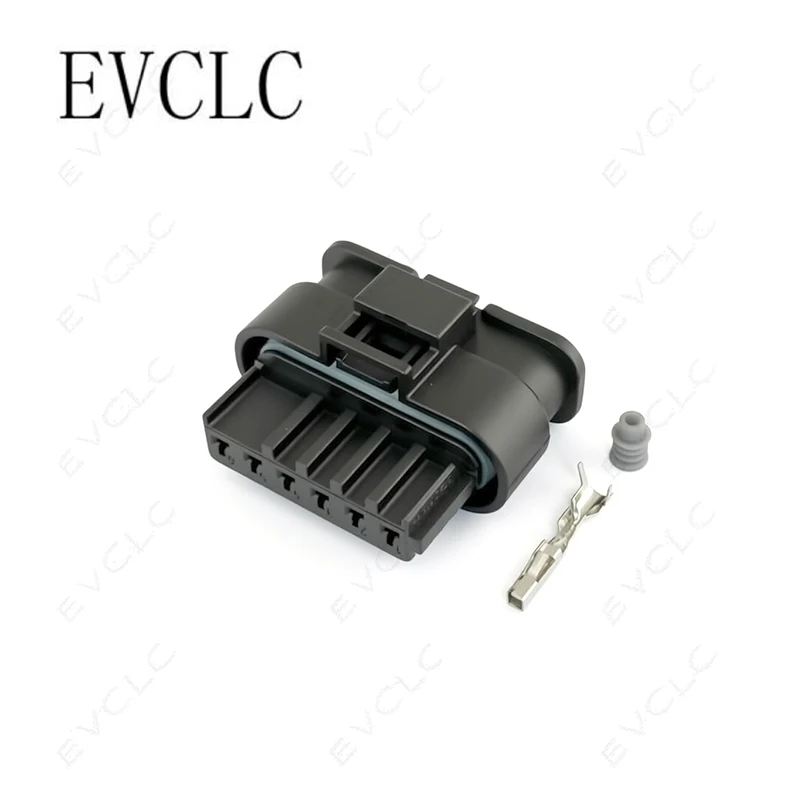 1 Set 6-Pin Car Wiring Harness Connector Waterproof Plug 872-861-501 for Benz BMW VW Tail Light Brake Light Male Female Plug